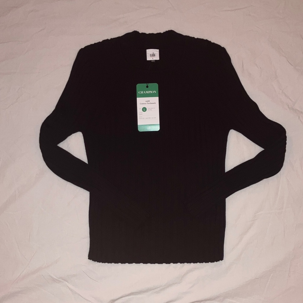 NWT CAbi Contour Turtleneck #4469: Women's Black Turtleneck Sweater